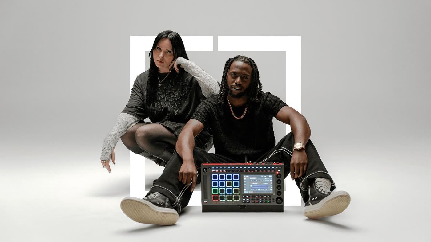 Producers with the Akai MPC Live III standalone music production center