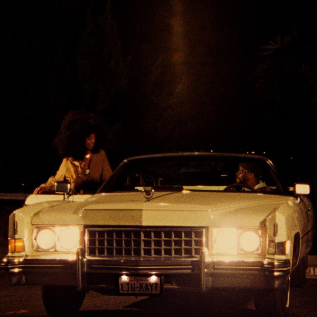 Lead It Up KAYTRANADA remix cover: a couple in a vintage car at night