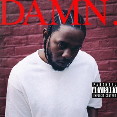 DAMN. album cover by Kendrick Lamar