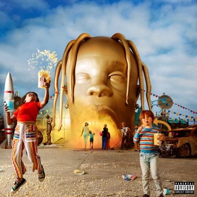 Astroworld album cover by Travis Scott